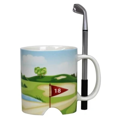 Afbeelding van Golf Mok Met Golfclub En Bal