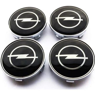 Afbeelding van Set van 4 wieldoppen voor Opel Antara 60 mm, accessoires banden en velgen, autodecoratie