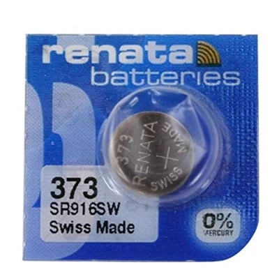 Afbeelding van Renata 373 SR916SW knoopcel, 1,55 V, zilverkleurig
