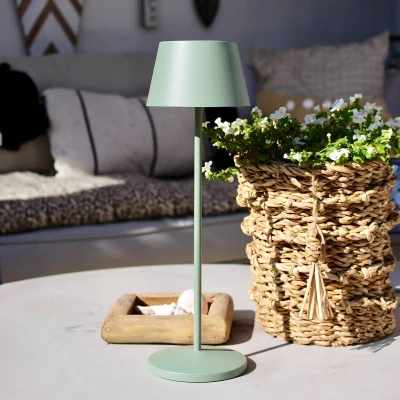 Afbeelding van LOOM DESIGN LED terraslamp, groen grijs