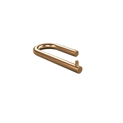 Afbeelding van Waterevolution Flow Toiletrolhouder U vorm zonder klep PVD geborsteld koper A130BCPE