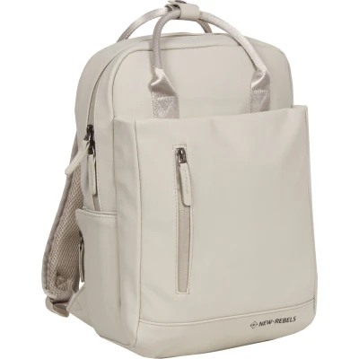 Afbeelding van New Rebels Harper Miami Beige 10L Rugzak Waterafstotend Laptop 13
