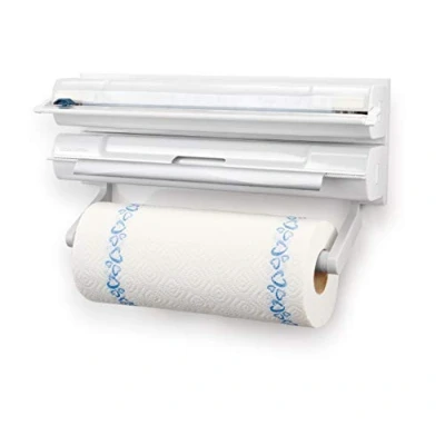 Afbeelding van Tescoma Rolhouder 3 in 1 Wit
