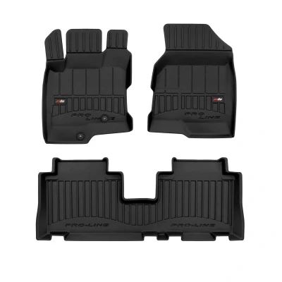 Afbeelding van FROGUM 3D407558 Vloermatset Rubber voor en achter 4 Zwart