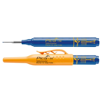 Afbeelding van Pica merkstift. blauw per stuk. afname 10 stuks