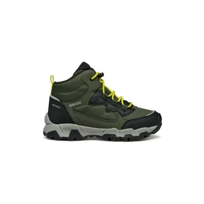 Afbeelding van Geox Magnetar Babyschoenen voor kinderen, Maat: 34, Military lime Schoenen