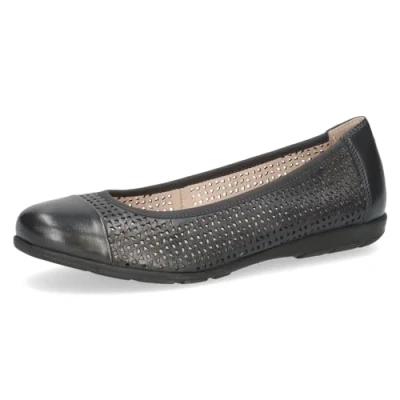 Afbeelding van Caprice Ballerina&#039;s, Dames, Maat: 42, Ocean softnap Leer