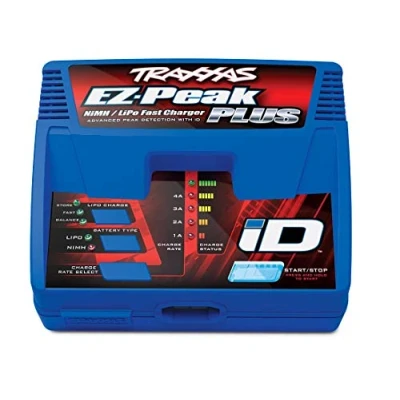Afbeelding van Charger, EZ Peak Plus, 4 amp, LiPo/NiMH with iD Auto Bat EU
