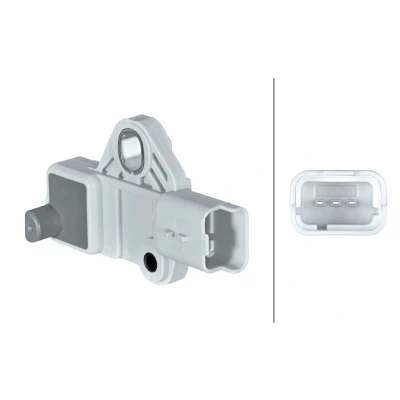 Afbeelding van HELLA 6PU 358 380 481 Impulsgever 3 polig Geluidsensor CITROËN: C5 III Estate, Dispatch II MPV, PEUGEOT: 407 Saloon, Expert Platform/Chassis