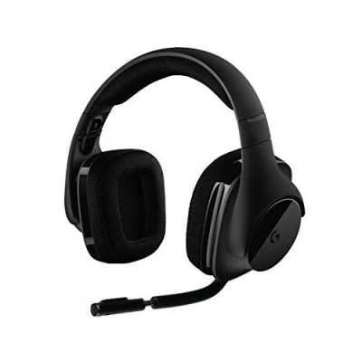 Afbeelding van Logitech Gaming G533 Over Ear headset Gamen 7.1 Surround Zwart Ruisonderdrukking (microfoon), Noise Cancelling Volumeregeling, Microfoon uitschakelbaar (mute)