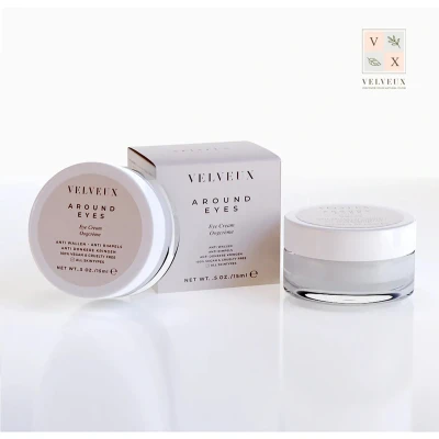 Afbeelding van Velveux oogcrème 15ML eye cream wallen en donkere kringen anti rimpel