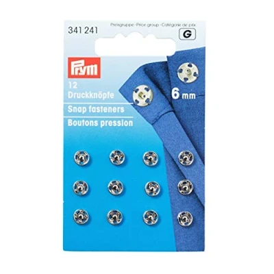 Afbeelding van Prym Drukkers Zilver 6mm