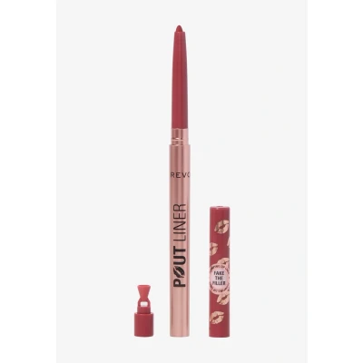 Afbeelding van Revolution Beauty, Pout Bomb Plumping Lip Liner, Langhoudende Liner met Hyaluronzuur, Warm Oranje Perzik