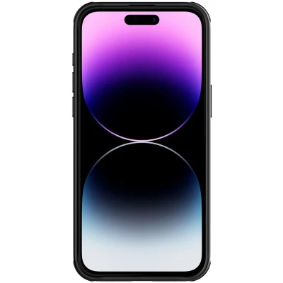 Afbeelding van Nillkin CamShield Hoesje Geschikt voor Apple iPhone 15 Pro Back Cover met Camera Slider Zwart