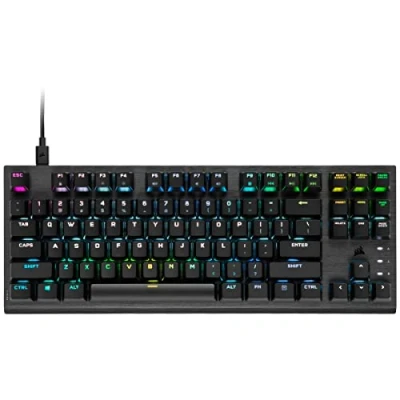 Afbeelding van Corsair K60 PRO TKL Optisch mechanisch Gamingtoetsenbord US QWERTY Zwart
