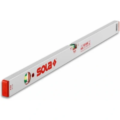 Image de SOLA AZB 100 tube aluminium profil niveau à bulle argent cm 4201116263