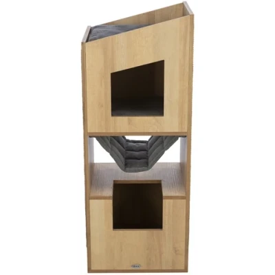 Afbeelding van Trixie Citystyle Cat Tower Bruin / Grijs