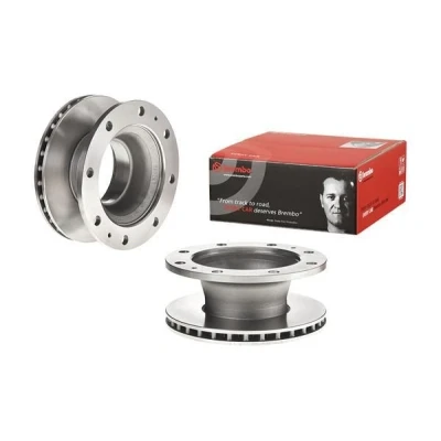 Afbeelding van BREMBO 09.6763.20 Remschijf 322 30 8 interne ventilatie High carbon IVECO: EuroCargo I III