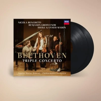 Afbeelding van Nicola &amp; Sheku Kanneh Mason Benjamin Grosvenor Benedetti Beethoven: Triple Concerto, Op. 56 (2 LPs)