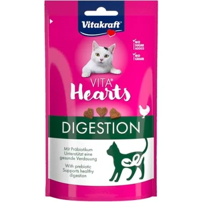 Afbeelding van Vitakraft Vita Hearts Digestion Kip 40 gr Kattensnack