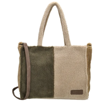 Afbeelding van Zebra Trends Teddy Denise Shopper taupe Damestas
