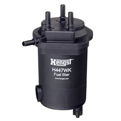 Afbeelding van HENGST FILTER H447WK Brandstoffilter Pijpfilter NISSAN: Juke, NV200 Box Body / Estate, Evalia Minibus, RENAULT: CLIO 2, Kangoo I