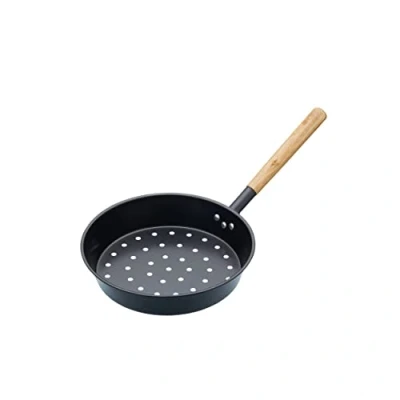 Afbeelding van KitchenCraft Kastanjebraadpan van koolstofstaal, 27 cm