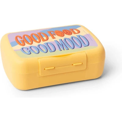 Afbeelding van Amuse Brunchbox &amp; Divider Teens &#039;Good Mood&#039; Yellow