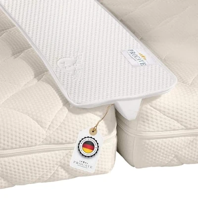 Afbeelding van PROCAVE Tweepersoonsbrug met Silver Protect overtrek 25 x 200 cm, een matras vult twee matrassen voor groot ligoppervlak, comfortabel goede nachtrust. Made in Germany