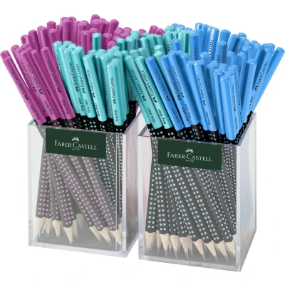 Afbeelding van Faber Castell Grip 2001 grafietpotloden two tone 2 kokers met 72 stuks FC 517020