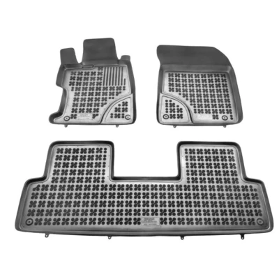 Afbeelding van REZAW PLAST 200915 Vloermatset Rubber Achter Zwart HONDA: CIVIC 8 Hatchback,
