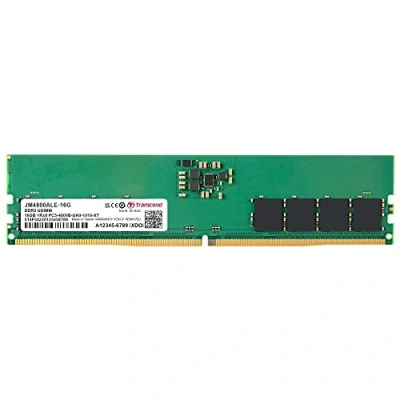 Afbeelding van Transcend JM4800ALE 16G JetRam, DDR5, 16GB, U DIMM, 4800 Mhz, 1Rx8, 2Gx8, CL40, 1.1V