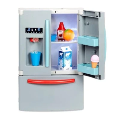 Image de Little Tikes Mon 1Er Frigo Jeu D&#039;Imitation Distributeur De Glaçons Réaliste Lumieres Et Bruits Réalistes Nourritures Bo