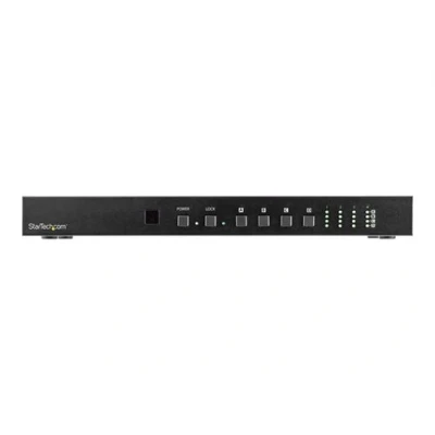 Image de StarTech.com Matrice vidéo HDMI 4x4 avec audio et contrôle Ethernet/RS232 4K 60 Hz Switch montable en rack VS424HD4K60 Commutateur vidéo/audio de bureau