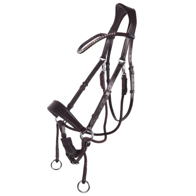 Image de QHP Sunna Bitloos Hoofdstel bruin maat:pony