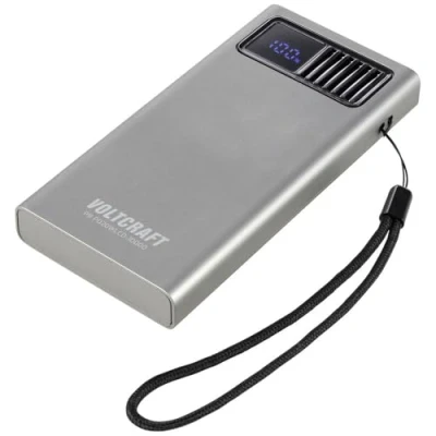 Afbeelding van VOLTCRAFT PB PD20WLCD 10000 Powerbank mAh Fast Charge, Power Delivery 2.0 LiPo Grijs metallic Statusweergave