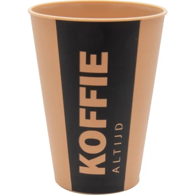 Afbeelding van Beker IEZZY 180ml herbruikbaar Altijd Koffie 20 stuks bruin