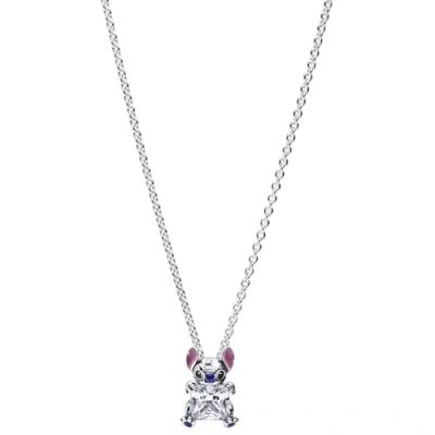 Afbeelding van Pandora Dames Ketting Zilver &amp; Blauw