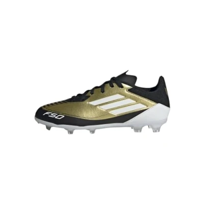 Afbeelding van adidas Performance Voetbalschoenen met kunststof noppen gold metallic cloud white core black voor kinderen, Maat: 38 2/3 Textiel/ synthetisch
