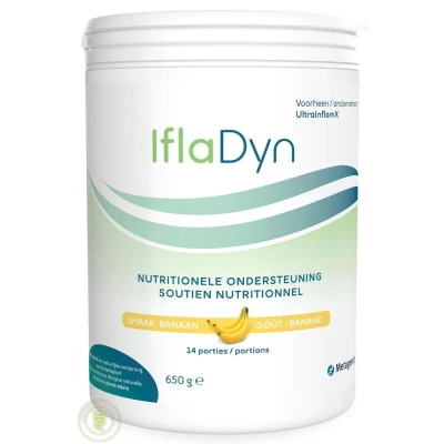 Afbeelding van Metagenics Poeder IflaDyn Nutrition Bananensmaak 657gr