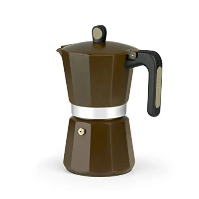 Afbeelding van Italiaanse Koffiepot Monix NEW CREAM 12 bekers