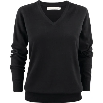 Afbeelding van James Harvest SWEATER ASHLAND V NECK WOMAN 2122505 Zwart