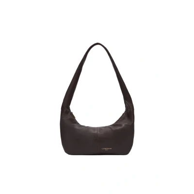 Afbeelding van LIEBESKIND BERLIN Leren schoudertas Hobo Bag Roasted donkerbruin