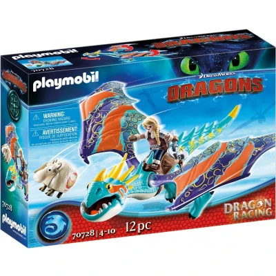 Afbeelding van PLAYMOBIL Dragons Dragon Racing: Astrid en Stormvlieg 70728