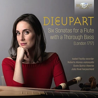 Afbeelding van Isabel Favilla Dieupart: Six Sonatas for a Flute with Thorough Bass (London 1717) (CD)