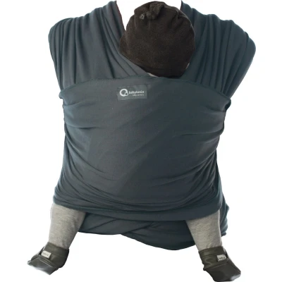 Afbeelding van Babylonia draagdoek Tricot Slen Bamboo smokey grey One size Effen, Grijs