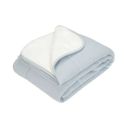 Afbeelding van Little Dutch Deken Wieg Pure Soft Blue