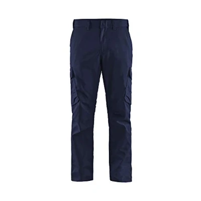 Afbeelding van Blaklader Industrie werkbroek stretch 1444 1832 Marineblauw/Korenblauw C50