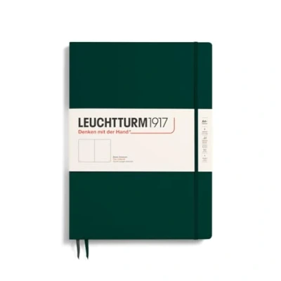Afbeelding van Leuchtturm Master slim forest green blanko 100 gram papier 31.5x22.5cm