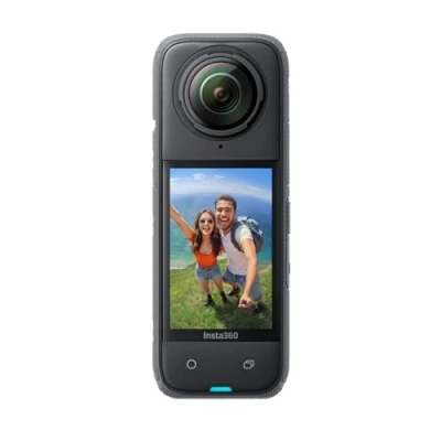 Afbeelding van Insta360 X4 360 actiecamera, 8K waterdicht, 4K groothoekvideo, onzichtbaar selfiestick effect, afneembare lensbescherming, 135 minuten batterijduur, AI editie, stabilisatie, voor sport, reizen